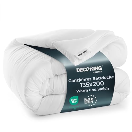 DecoKing Bettdecke 135x200 cm Ganzjahresdecke Steppdecke Antiallergisch Schlafdecke Öko Tex Standard Inez 135 x 200 cm