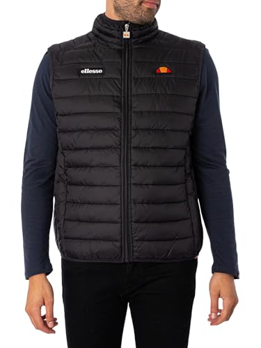 ellesse Herren Bardy Weste, Schwarz, L EU