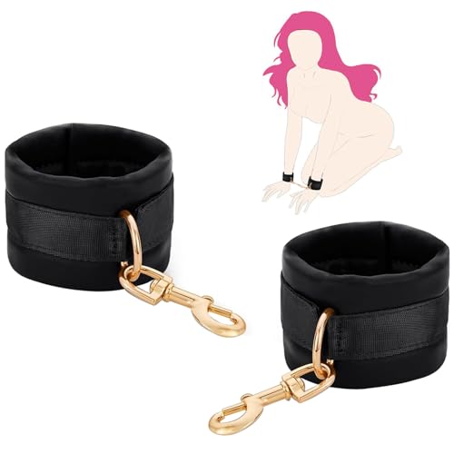 Handschellen Set für Paare Sexspiele Bequem Bondage Fesseln Bettfesseln Sex Handcuff Fetisch SM Sexspielzeug BDSM Set Sexuelles Spielzeug für Anfänger Frauen Männer