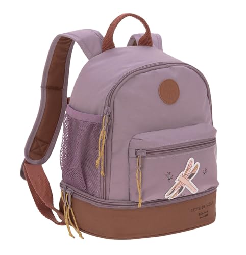 LÄSSIG Kinderrucksack mit Brustgurt Kindergartentasche Kindergartenrucksack 6,5L ab 3 Jahren/Mini Backpack Adventure Dragonfly