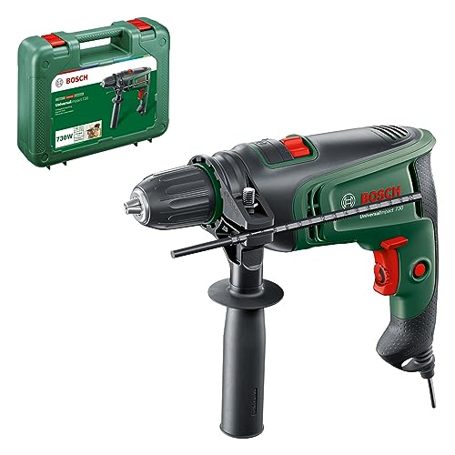 Bosch Home and Garden Bosch Schlagbohrmaschine UniversalImpact 730 (Präzisionsbohren in Mauerwerk, Holz und Stahl; 730-Watt-Motor; im Koffer)