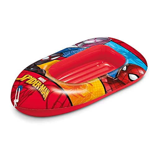 Mondo Toys - SPIDERMAN Boat INFLATED BASE- aufblasbares Schlauchboot / Schlauchboot für Kinder - Größe 112 cm - ideal für Strand, Meer, Pool - 16930