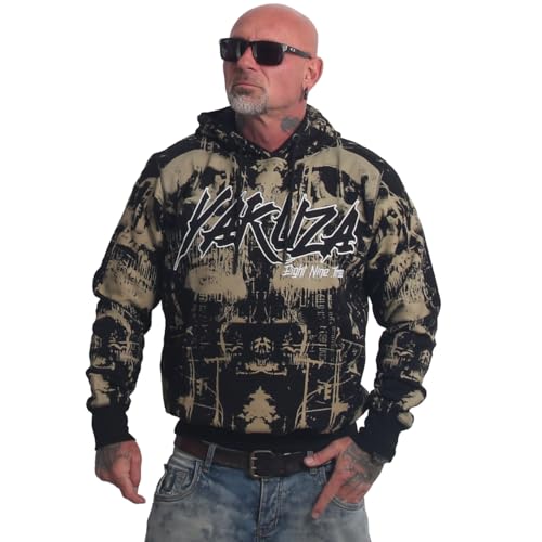 Yakuza Herren Psychodelic Hoodie Kapuzenpullover