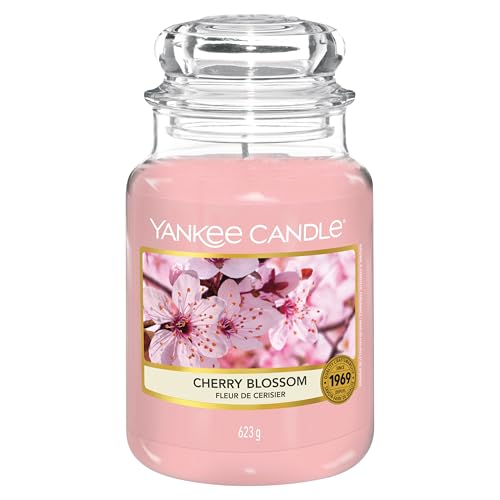 Yankee Candle Duftkerze im Glas (groß) | Cherry Blossom | Brenndauer bis zu 150 Stunden | Perfekte Geschenke für Frauen