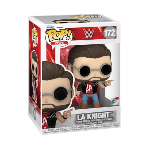 Funko POP! WWE: LA Knight - Vinyl-Sammelfigur - Geschenkidee - Offizielle Handelswaren - Spielzeug Für Kinder und Erwachsene - Sports Fans - Modellfigur Für Sammler und Display
