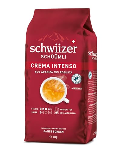 Schwiizer Schüümli Intenso, Kapsel, Bohnenkaffee 1kg - Intensität 4/5 - UTZ-zertifiziert