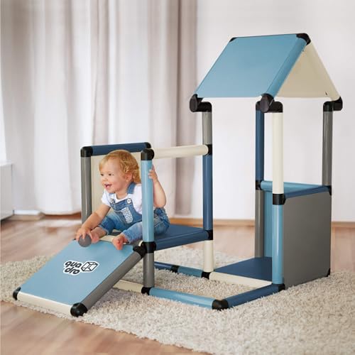 QUADRO Adventure Home – Modulares Klettergerüst und Spielturm für Kinder, 220 Teile, ab 6 Monaten, Indoor/Outdoor, UV-stabil, Made in Germany