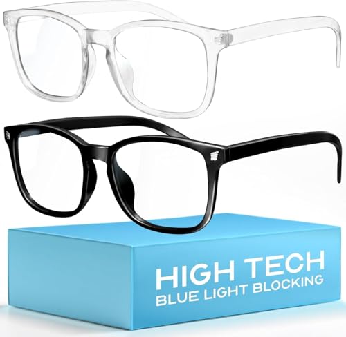 livho High Tech-Blaufilterbrille – Fortschrittliche Computerbrille mit 99% Blaulichtblockierung – Schutz vor Augenermüdung und UV-Blendung