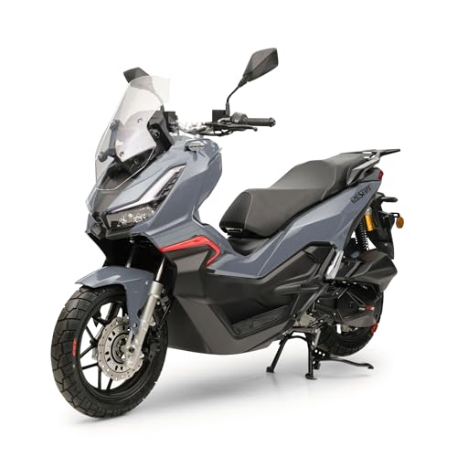 Motorroller 125 ccm Burnout QS125 ADV Grau (Desert)