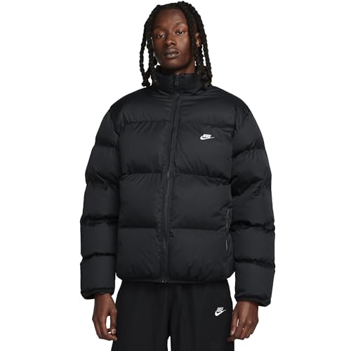 Nike FB7368-010 M NK TF CLUB PUFFER JKT Jacket Herren BLACK/WHITE Größe L