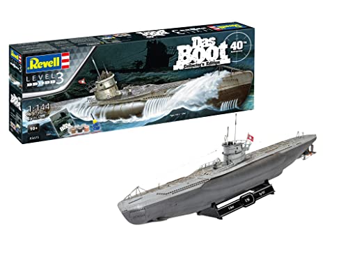 Revell 05675 Geschenkset Movie Set DAS Boot - 40th Anniversary, Zum Bemalen