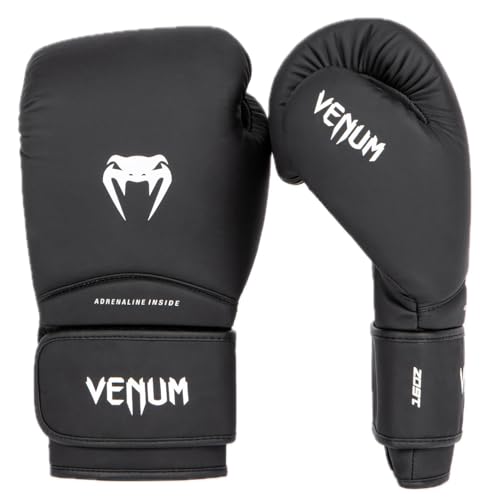 Venum, Contender 1.5 Boxhandschuhe, Unisex Erwachsene, 14 Oz, Schwarz/Weiß