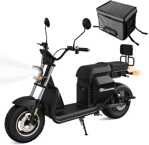 EVERCROSS 702 Elektro Motorrad für Erwachsene, Elektro Motocross mit 60V/30Ah, 3-Geschwindigkeitsmodi 25/35/45km/h, 2000W Motor, Reichweite 85 km,Doppelte Stoßdämpfung, Elektrisches Offroad-Motorrad