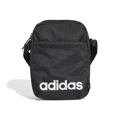 adidas Unisex LINEAR Organizer, Black/White, One Size