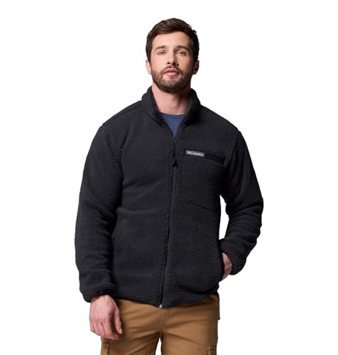 Columbia Rugged Ridge Herren-Fleecejacke mit hohem Flor, durchgehendem Reißverschluss, 1 Stück
