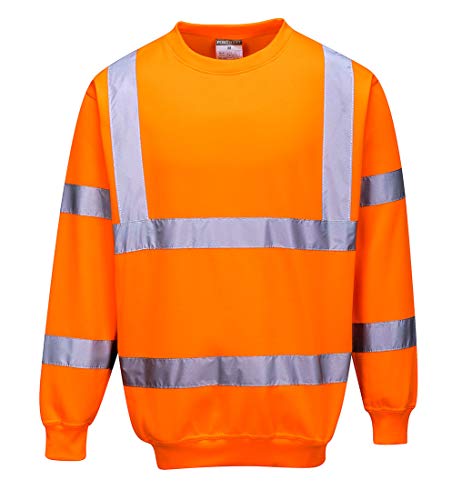 PORTWEST Warnschutz-Pullover, Farbe: Orange. Größe: L, B303ORRL