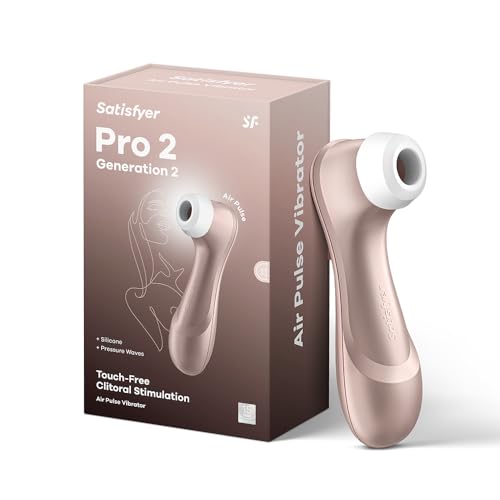 Satisfyer Pro 2 Vibrator Dildo | Leise Starke Klitoris-Stimulation | Sex-Spielzeug Geschenk für Frauen | Extrem Erotisches Sexspielzeug | Druckwellenvibrator mit Vibrationen | Stimulator Toy Damen