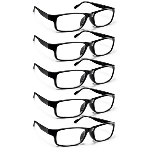 Gaoye 5 pack Lesebrillen herren/damen mit blaulichtfilter Brille Lesehilfe für Damen Herren