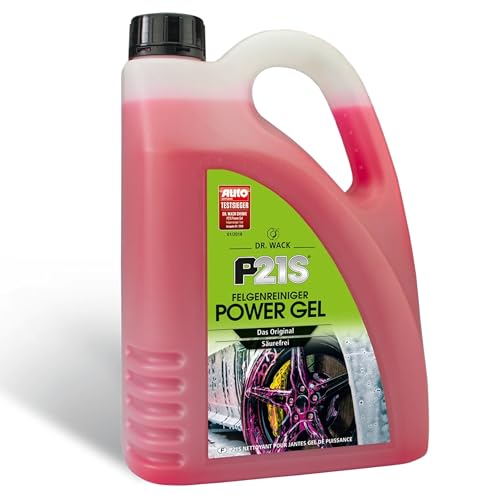 DR. WACK P21S Felgenreiniger Power Gel 2 Liter - Felgen-Spray mit Gel-Formel & Wirkindikator - Schnelle & schonende Reinigung - säurefrei & biologisch abbaubar - Hochwertige Autopflege