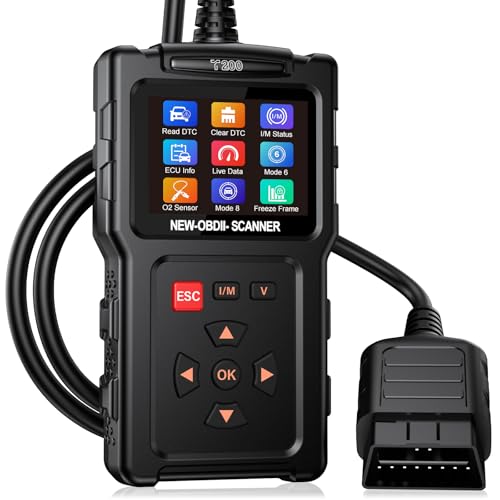 OBD2 Diagnosegerät OBD Auto Diagnose, Universal Auto Auslesegerät, KFZ Motor Fehlerauslesegerät Lesegerät mit Vollständigen OBDII Funktionen, Geeignet für BMW VW Mercedes Audi Alle OBDII Fahrzeugen