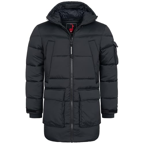 Höhenhorn Hochthron Herren Wintermantel Jacke Schwarz Gr. L