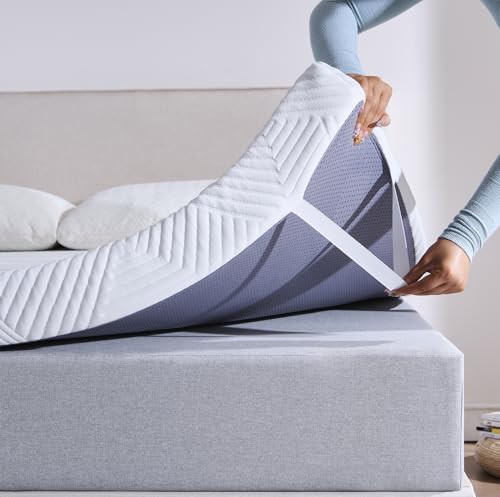 Twirest Matratzentopper 180x200cm, 7,5cm Höhe, Gel Topper 180x200cm, Komfortschaum Matratzen Topper mit Memory Foam Effekt & Waschbarer Bezug, für Boxspringbett Wohnwagen Schlafsofa