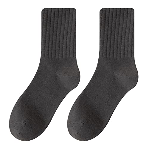 Generisch Kindertracht Strümpfe Einfarbige Damensocken Mid Tube und Qinter All Long Tube Socken reiner Baumwolle Damensocken 39 (F, One Size)
