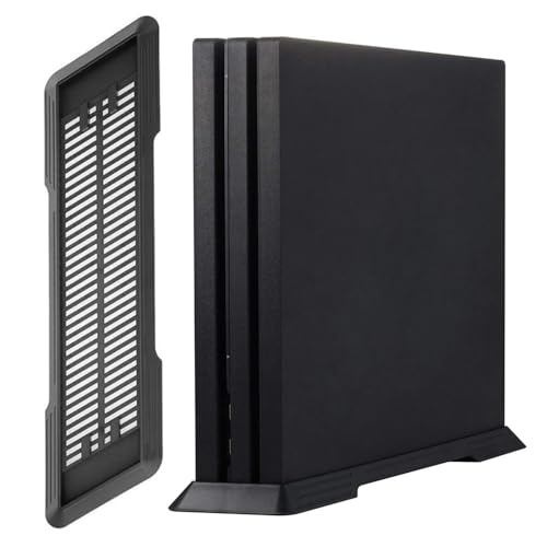 KlsyChry PS4 Pro Vertikaler Standfuß für PlayStation 4 Pro mit integrierten Kühlschächten und rutschfesten Füßen