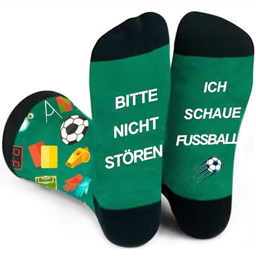 Lustige Geschenke für Männer männergeschenke Fanartikel Fussball Socken Herren Kleine Geburtstagsgeschenk Geschenk Mann Geschenkideen Witzig Fußball Wichtelgeschenk weihnachten Adventskalender Füllung