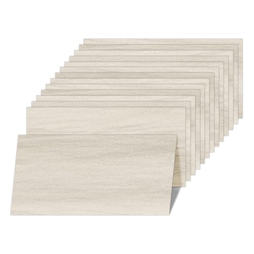 Mysflosy PVC Bodenbelag, Vinylboden selbstklebend wasserdicht, 61.0CM x 30.5CM DIY selbstklebende Fliesen für Küche, Badezimmer und Schlafzimmer, 12 Stück, Abdeckung 2,23 m²