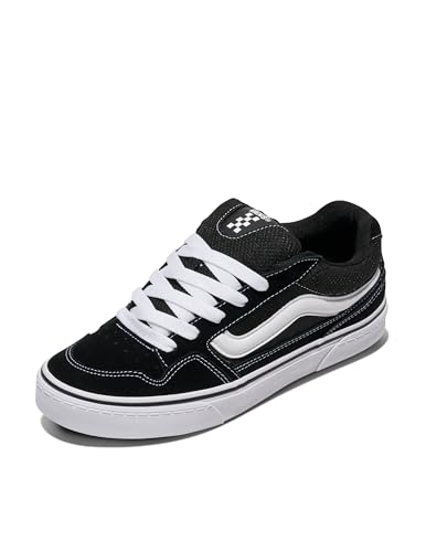 Vans Herren Caldrone Sneaker Caldrone Trainers, SUEDE/MESH BLACK/WHITE, 44 EU