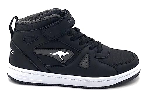 KangaROOS Unisex Kinder K-cp Kalley Ii Ev Sneaker, Jet Black Steel Grey, 31 EU