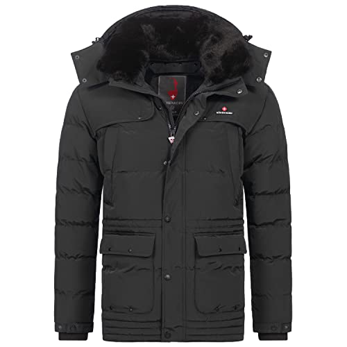 Höhenhorn 27J12 Achalm Herren Winter Jacke Schwarz Gr. XL