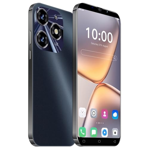 MTGud Smartphone Tagesangebot, 5,0 Zoll IPS Display, 16GB ROM, 128GB, erweiterbar, Android Smartphone, Dual SIM Handy, 3000 mAh Akku für, Einfaches Mobiltelefon (SPark10Pro-Black)