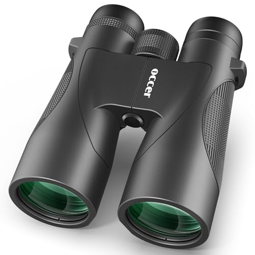 occer 12x50 Fernglas für Erwachsene Hochleistungs - HD Vogelbeobachtung Fernglas für Jagd mit klarer Sicht - Einfache Fokussierung ferngläser mit großer Reichweite für Wandern Reisen Kreuzfahrt