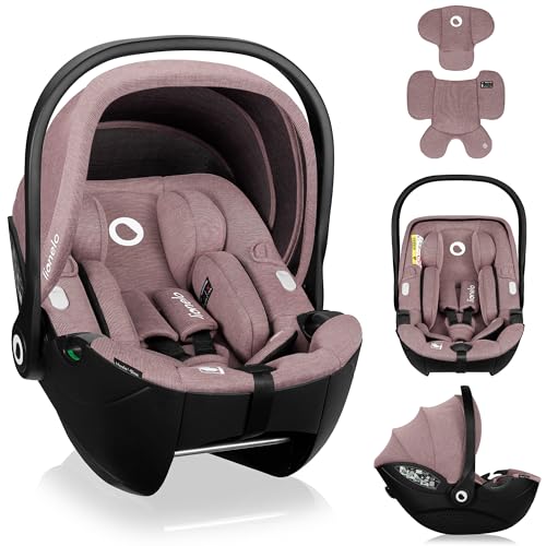 LIONELO MOXIE i-Size Kindersitz 40-87 cm, Babyschale Gruppe 0+, rückwärtsgerichtet, Kopfstütze verstellbar, Seitenschutz, i-Size R129