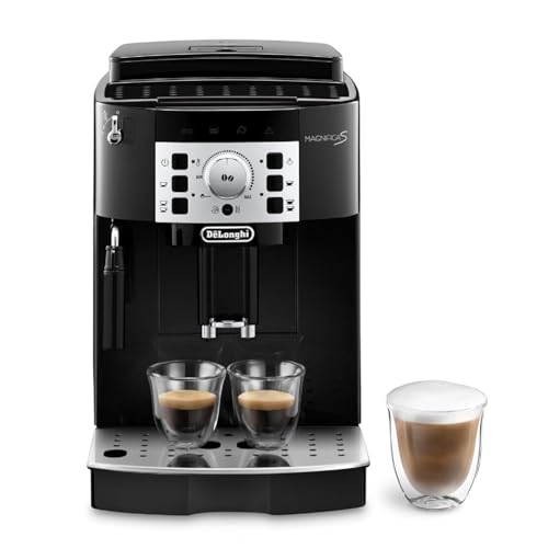 De'Longhi ECAM22.110.B Magnifica S Kaffeevollautomat, Edelstahl, 1.8 liters, Schwarz/Silber