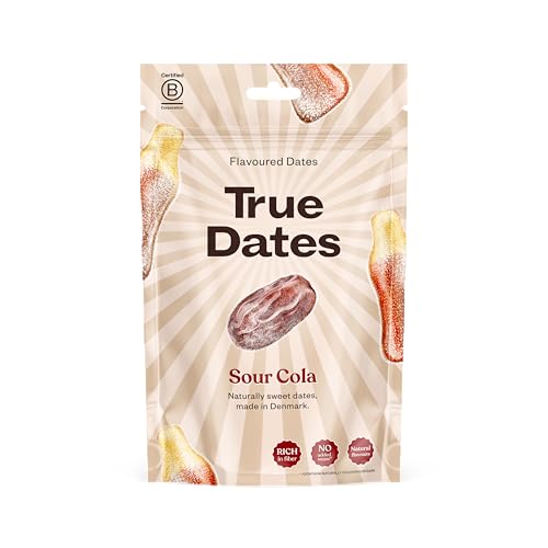 True Dates - Sour Cola | natürlich aromatisierte Datteln | saurer Colageschmack | 100 g