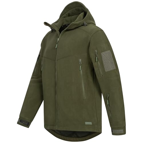 Höhenhorn 43Q12+ZWL4 Biferten Herren Militär Fleecejacke Grün Gr. M