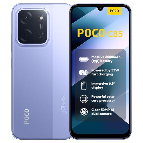 XIAOMI Poco C85, Smartphone 6+128GB, 6,9