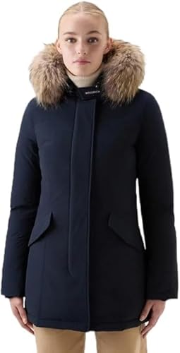 WOOLRICH Luxury Arctic Damen-Parka, Größe M, blau, M