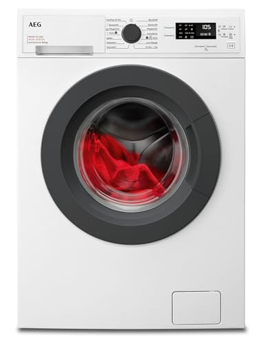 AEG Waschtrockner, 8 kg Waschen, 4 kg Trocknen, Serie 6000 Wash-to-Dry - 5 Kombi-Programmen Waschen und Trocknen ohne Unterbrechung , D/A, Mengenautomatik, Startzeitvorwahl, 1600 U/min, LWK6A50680