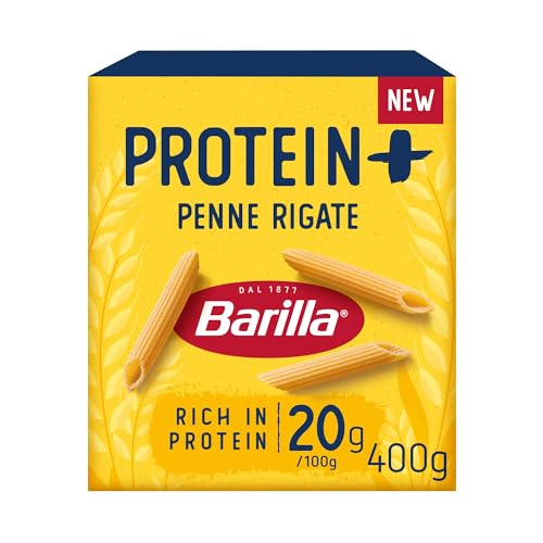 Barilla Pasta Protein+ Penne Rigate 400g I der Pasta-Geschmack, den Sie lieben, mit der Energie, die Sie wollen!