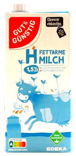 Gut & Günstig H-Milch 1,5% 12 x 1L - 12 x 1000 ml