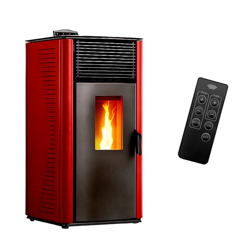 Anita Luft-Pelletofen 12 kW Bordeaux Sannover