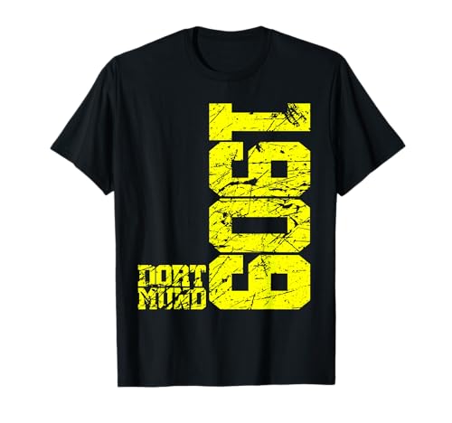 Dortmund 1909 Shirt Männer Und Frauen Ruhrpott Fußball Fan T-Shirt