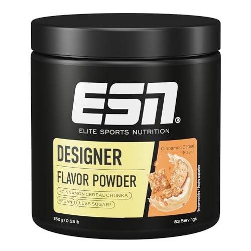 ESN Designer Flavor Powder, Cinnamon Cereal, 250 g, Geschmackspulver zum Süßen, ohne viel Zucker und Kalorien - made in Germany