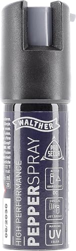 Walther Pfefferspray ProSecur, Tierabwehrspray 16 ml, effektives KO Spray zur Selbstverteidigung, 1,5 m Reichweite, kompakt und zuverlässig