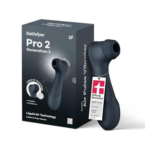 Satisfyer Pro 2 Generation 3 Vibrator | Liquid-Air-Technologie | Leise Starke Klitoris-Stimulation | Druckwellenvibrator mit Vibrationen | Sex-Spielzeug Geschenk für Frauen | Erotischer Dildo Frau