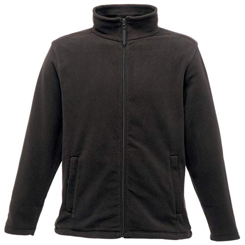 Regatta Vollreißverschluss-Microfleece-Jacke für Herren Medium Schwarz